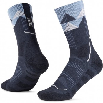 BUFF THERMONET Crew Socks TC, Navy Blue, L