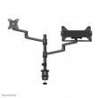 Neomounts DS20-425BL2 Monitor arm with laptop holder 17-27