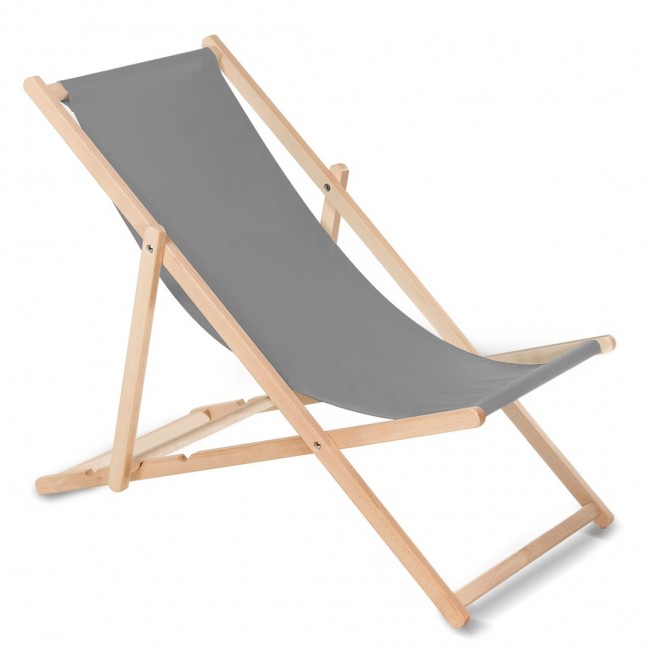 Wooden chair made of quality beech wood with three adjustable backrest positions Grey colour GreenBlue GB183 Wooden chair made of quality beech wood with three adjustable backrest positions Grey colour GreenBlue GB183