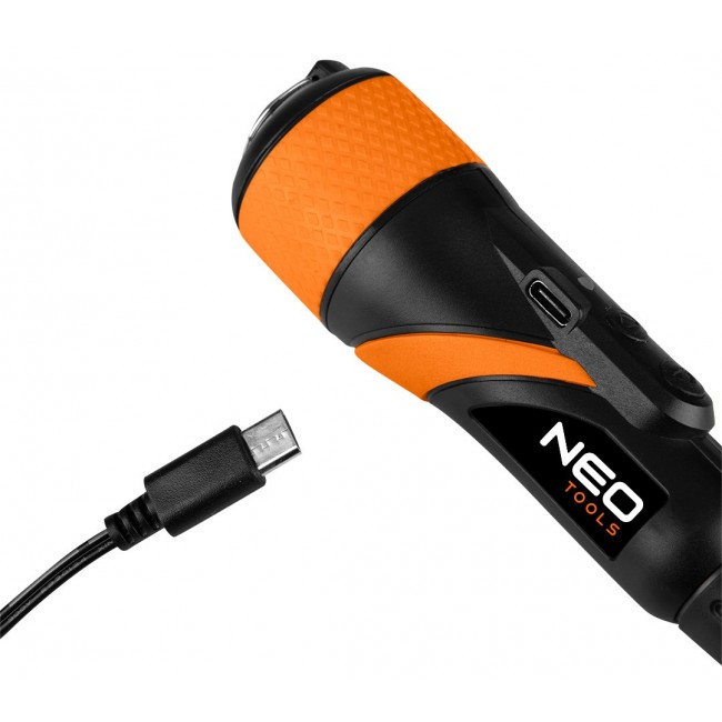 NEO TOOLS cordless screwdriver USB-C 3.6 V, Li-Ion, plastic case + accessories
