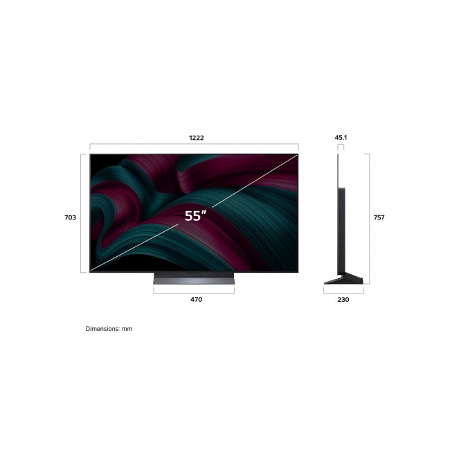 LG OLED evo AI OLED55C51LA TV 139,7 cm (55 LG OLED evo AI OLED55C51LA TV 139,7 cm (55