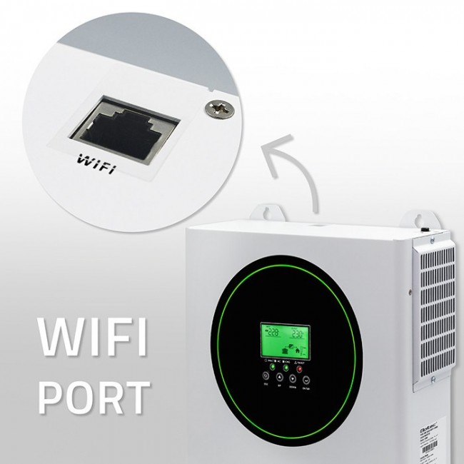 Qoltec Solar Hybrid Inverter Off-Grid 1500W Qoltec Solar Hybrid Inverter Off-Grid 1500W