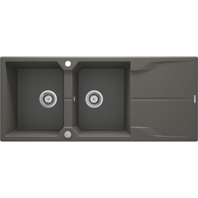 2-bowl granite sink with drainer 2-bowl granite sink with drainer