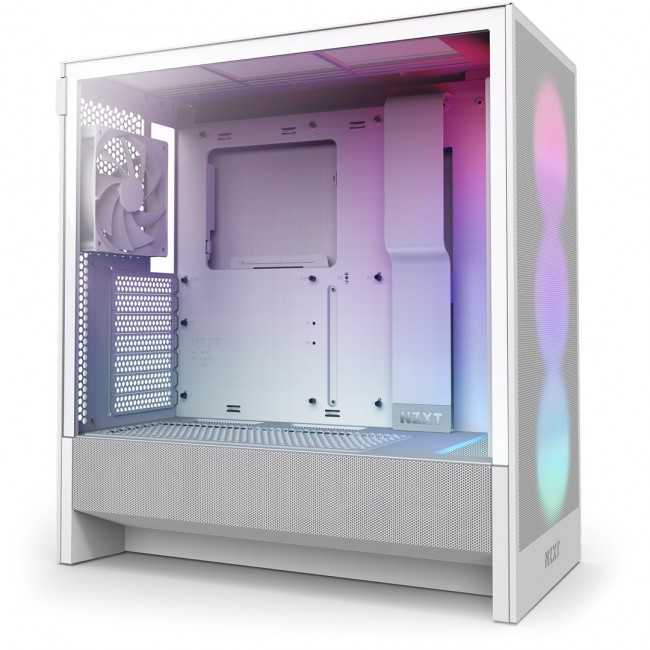 NZXT H5 Flow RGB Midi Tower White NZXT H5 Flow RGB Midi Tower White