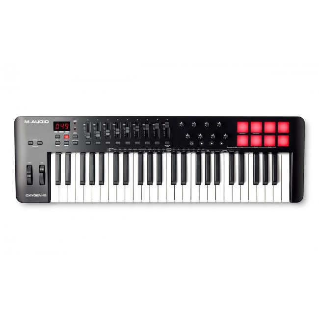 M-AUDIO Oxygen 49 (MKV) MIDI keyboard 49 keys USB Black M-AUDIO Oxygen 49 (MKV) MIDI keyboard 49 keys USB Black
