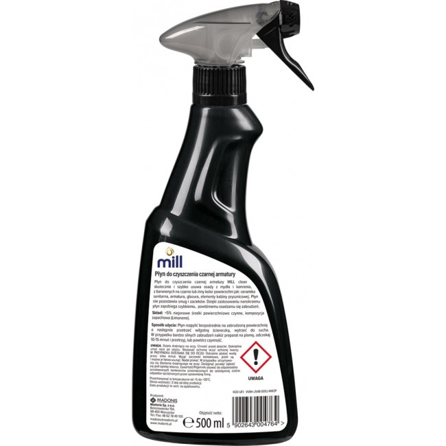 Mill Clean cleaning fluid for black fittings, 500 ml