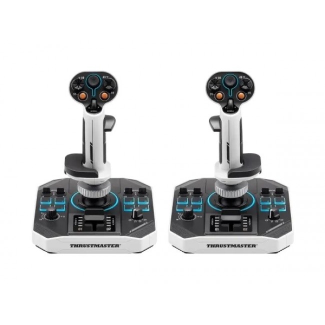 Thrustmaster Sol-R 2 HOSAS Space Sim Duo Black, White USB Flightstick Analogue / Digital PC