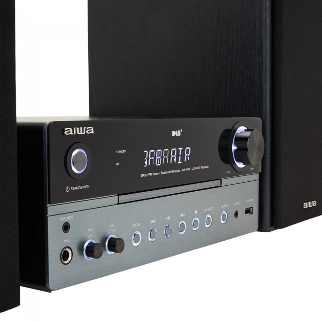 Aiwa MSBTU-700DAB home audio system Home audio micro system 25 W Arctic blue, Black