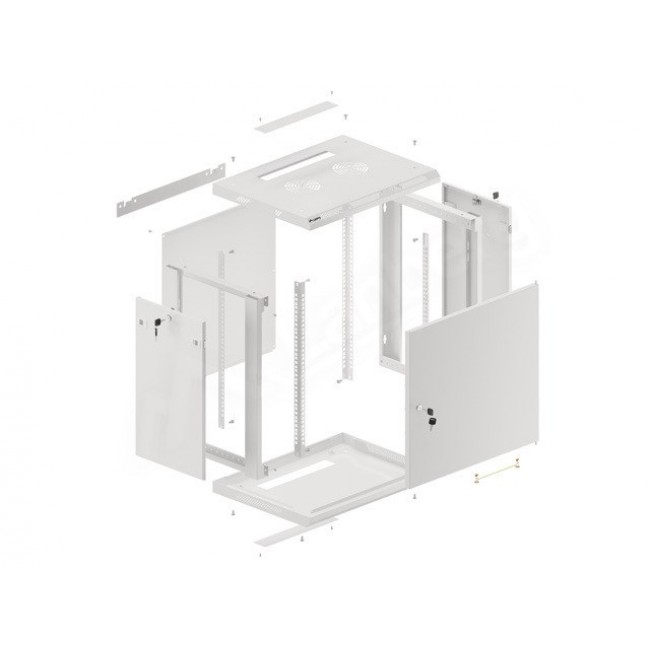LANBERG WALL MOUNT RACK CABINET 19 LANBERG WALL MOUNT RACK CABINET 19