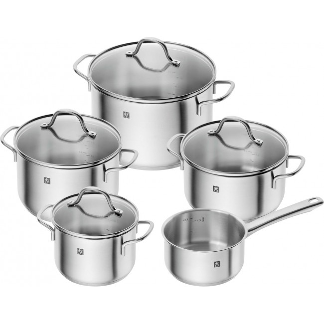 Zwilling Flow Pot Set 5 pcs stainless steel Zwilling Flow Pot Set 5 pcs stainless steel