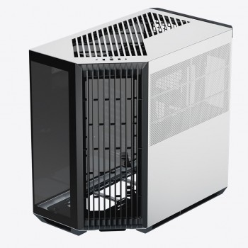 PC Case APNX V1, Midi-Tower, ATX, black / white