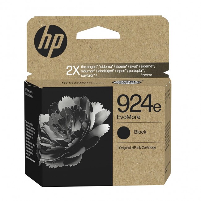 HP 924e EvoMore Black Original Ink Cartridge HP 924e EvoMore Black Original Ink Cartridge