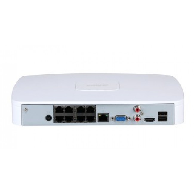 Network video recorder DAHUA NVR4108-8P-EI White Network video recorder DAHUA NVR4108-8P-EI White