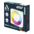 ARCTIC Freezer P14 Pro Reverse A-RGB (White) - 3 Pack - 140 mm A-RGB PWM Fan with Cable Splitter
