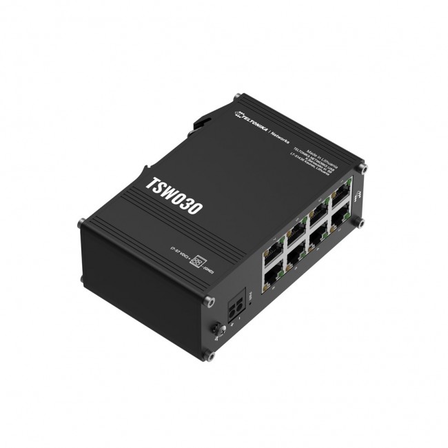 Teltonika TSW030 | Switch | 8x RJ45 100Mbps, IP30