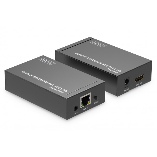 Digitus HDMI IP Extender Set, Full HD Digitus HDMI IP Extender Set, Full HD