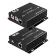BCS BCS-UTP-4USB-SET(2) AV extender AV transmitter & receiver Black