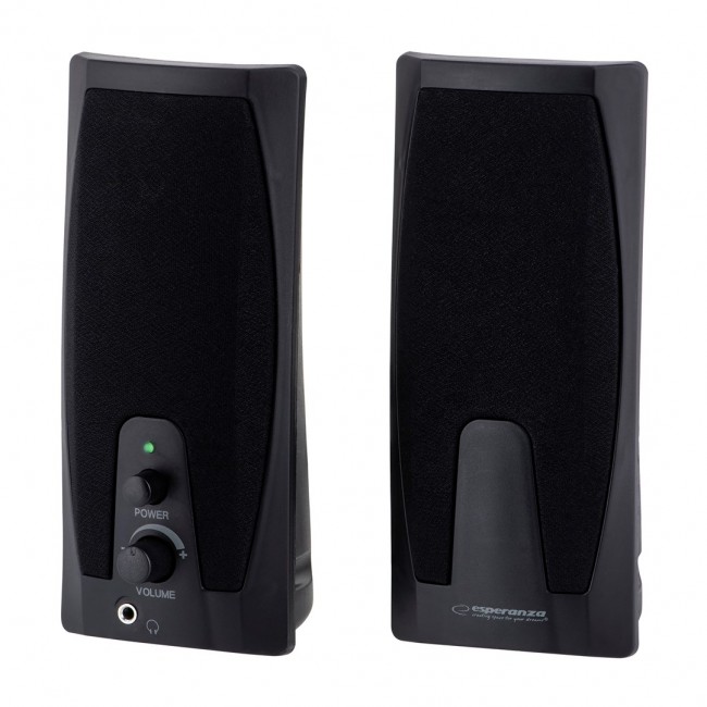 Esperanza EP110 loudspeaker 2-way 6 W Black Wired Esperanza EP110 loudspeaker 2-way 6 W Black Wired
