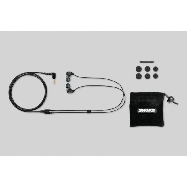 Shure SE112-GR Headphones Wired In-ear Calls/Music Black, Grey Shure SE112-GR Headphones Wired In-ear Calls/Music Black, Grey