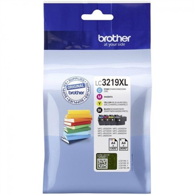Brother LC3219XLVAL toner cartridge 4 pc(s) Original Black, Cyan, Magenta, Yellow Brother LC3219XLVAL toner cartridge 4 pc(s) Original Black, Cyan, Magenta, Yellow