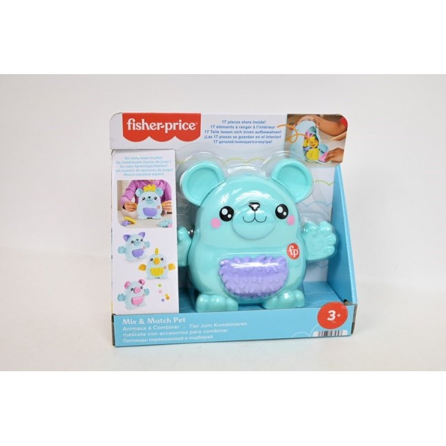 Fisher-Price isher-Price FP Pets Mix & Match Pet Building Toy for Preschool Pretend Play, 18 Pieces Fisher-Price isher-Price FP Pets Mix & Match Pet Building Toy for Preschool Pretend Play, 18 Pieces