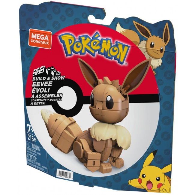 MEGA Pok mon Building Toy Kit Eevee with 1 Action Figure (215 Pieces) for Kids MEGA Pok mon Building Toy Kit Eevee with 1 Action Figure (215 Pieces) for Kids