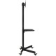 Techly Trolley Floor Stand LCD/LED/Plasma TV Stand 19 Techly Trolley Floor Stand LCD/LED/Plasma TV Stand 19