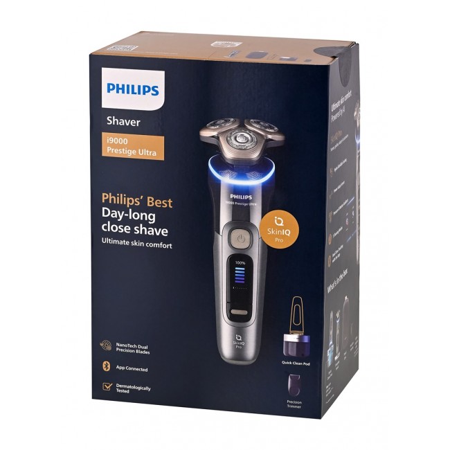 Philips i9000 Prestige Ultra XP9402/31 Wet and Dry Electric Shaver with SkinIQ Pro