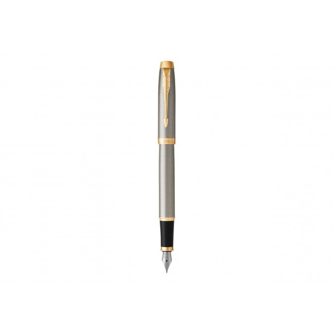 Parker IM fountain pen Cartridge filling system Brushed steel 1 pc(s)