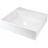 Granite countertop washbasin with space for a tap - 400x400 mm