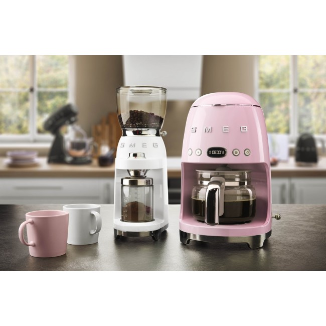 Smeg 50's Style Drip Filter Coffee Machine DCF02PKEU Pink