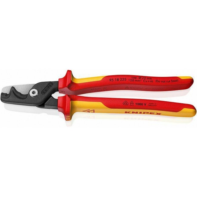 KNIPEX cable cutter StepCut XL VDE 225mm