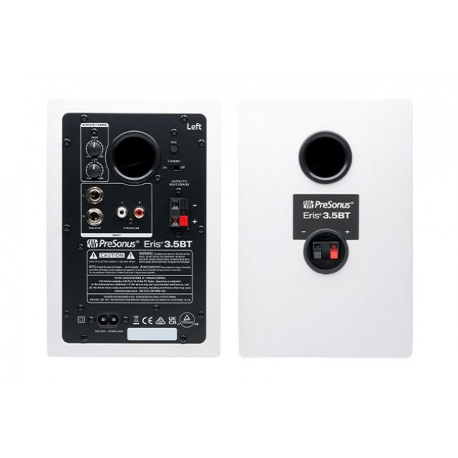 PreSonus Eris 3.5 BT White 2nd Gen - a pair of active BT monitors PreSonus Eris 3.5 BT White 2nd Gen - a pair of active BT monitors