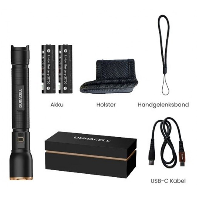 Duracell DF6000R Gift Box Flashlight black Duracell DF6000R Gift Box Flashlight black