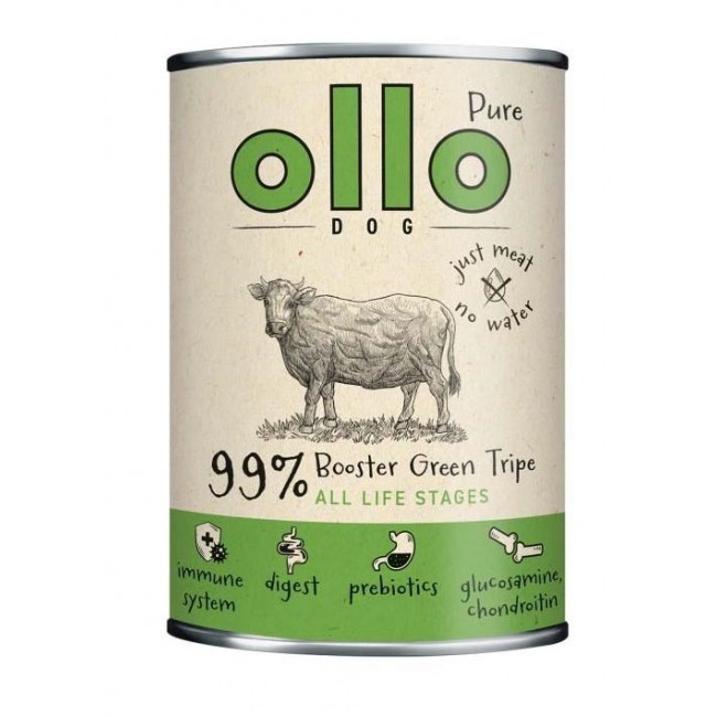 OLLO Booster Digest Green tripe - wet dog food - 400g