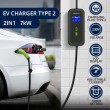 Qoltec Mobile EV Charger 2-in-1 Type2 | 7kW | 230V | CEE 5 PIN Qoltec Mobile EV Charger 2-in-1 Type2 | 7kW | 230V | CEE 5 PIN