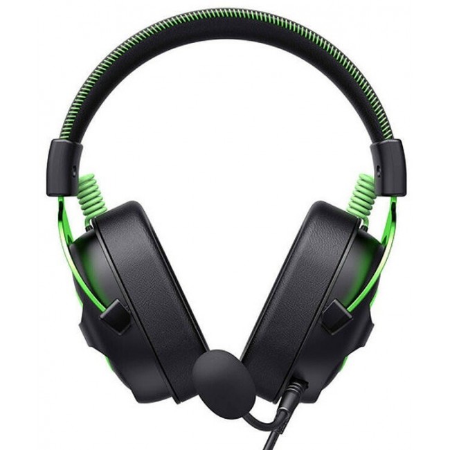 Havit H2002E - gaming headphones, black and green