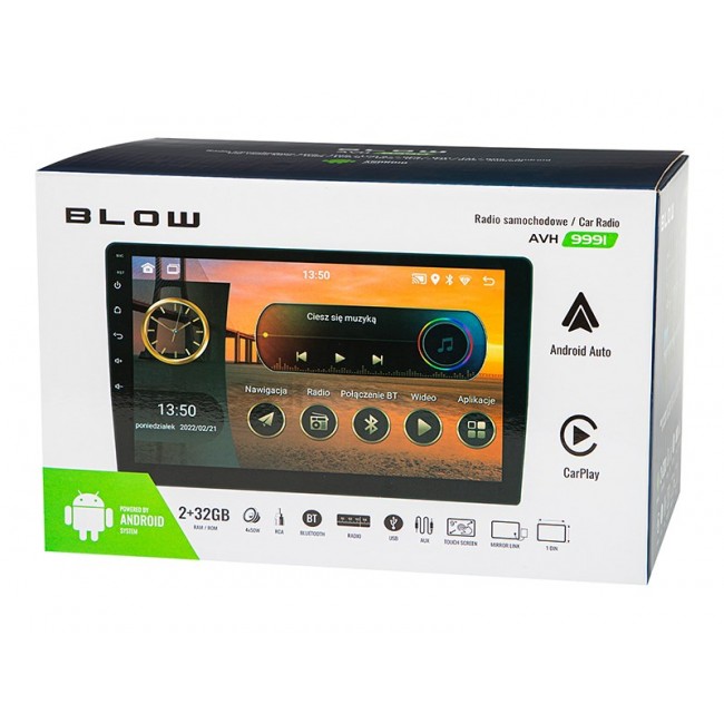 Radio BLOW AVH-9991 1DIN 9