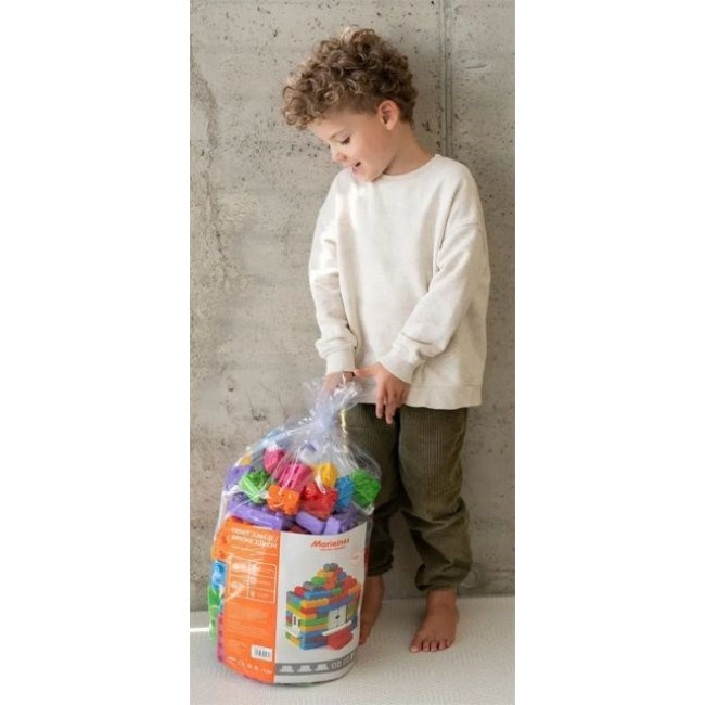 Marioinex Junior Bricks building blocks, 110 pieces