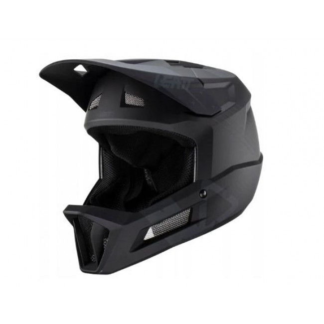 LEATT MTB Gravity 2.0 V23 Full-Face Cycling Helmet, Size L (59 60 cm), Black