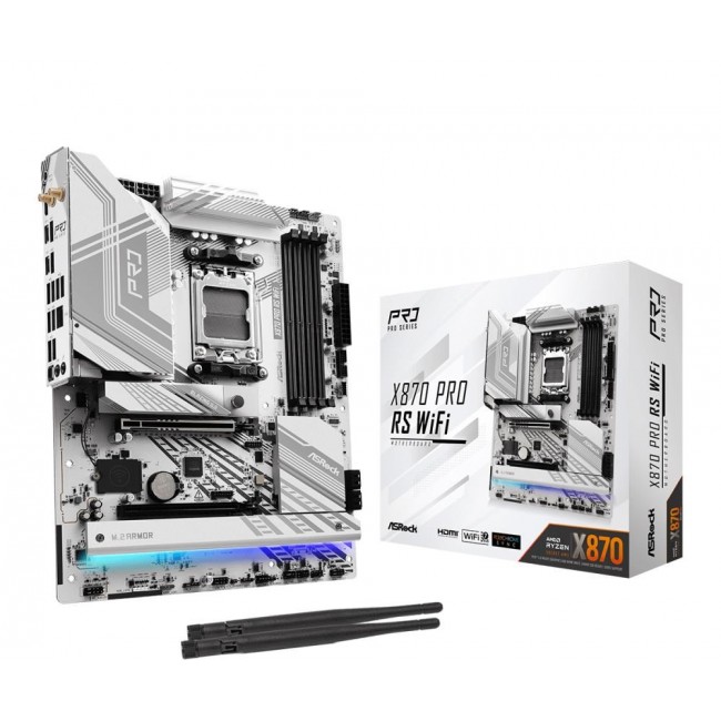 Asrock X870 Pro RS WiFi AMD X870 Socket AM5 ATX Asrock X870 Pro RS WiFi AMD X870 Socket AM5 ATX
