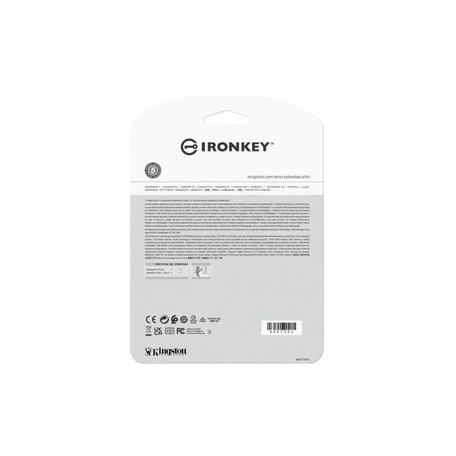 Kingston Technology IronKey 64GB IKLP50 AES USB, w/256bit Encryption