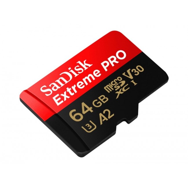 SanDisk Extreme PRO 64 GB MicroSDXC UHS-I Class 10