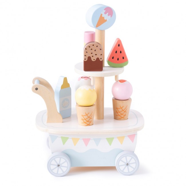 Promis Trolley, wooden ice cream parlor for children