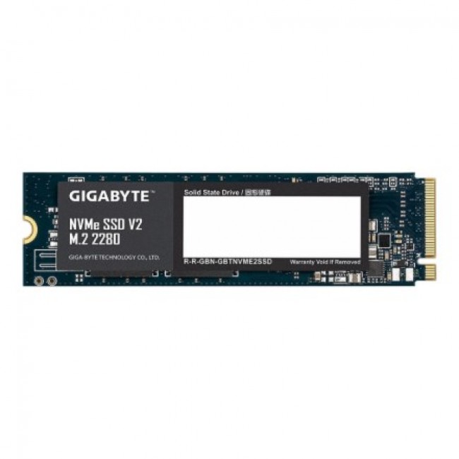 GIGABYTE G3NVMEV2256G internal solid state drive 256 GB M.2 PCI Express 3.0 NVMe 3D TLC NAND