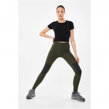Legginsy damskie VIKING Levanta Lady khaki M