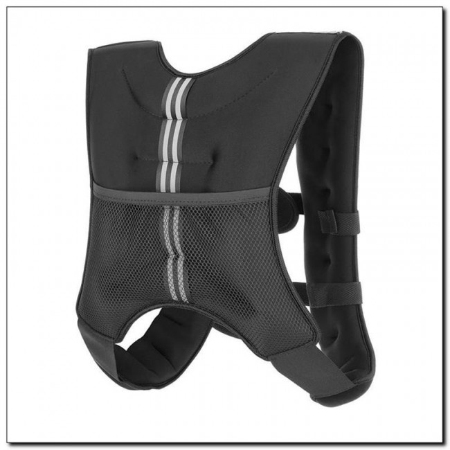 Workout waistcoat with 5 kg neoprene weights HMS KTO05