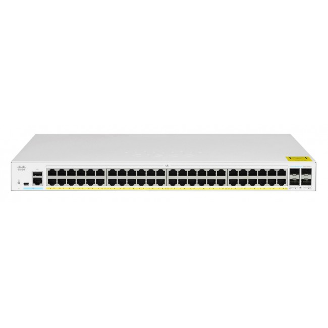 Cisco CBS350-48P-4G-EU network switch Managed L2/L3 Gigabit Ethernet (10/100/1000) Silver