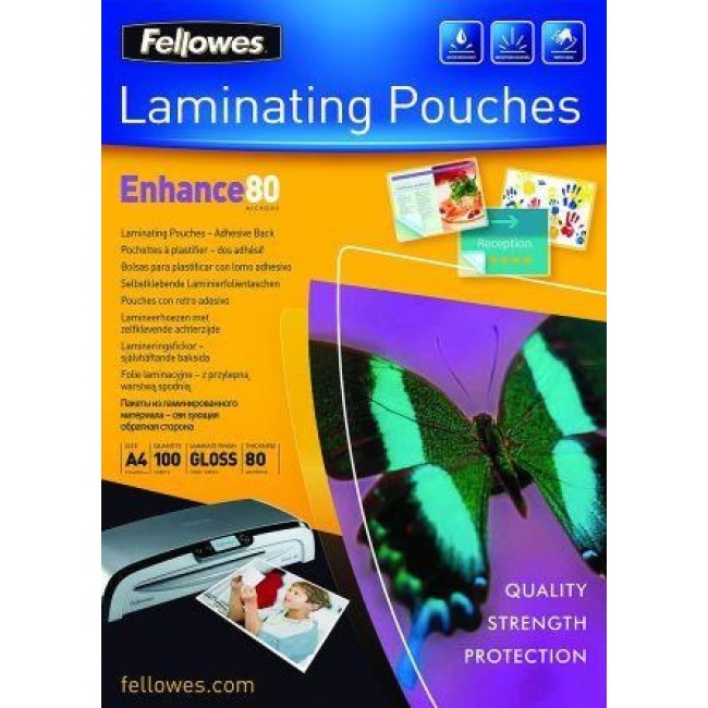 Fellowes Lamination film self-adhesive A4 80 mic. 100 pcs.