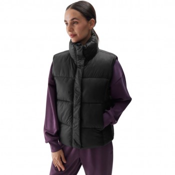 Women's Vest 4F F140 Deep Black 4FWAW24TVJAF140 20S M